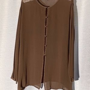 Eileen Fisher Silk Tunic Top